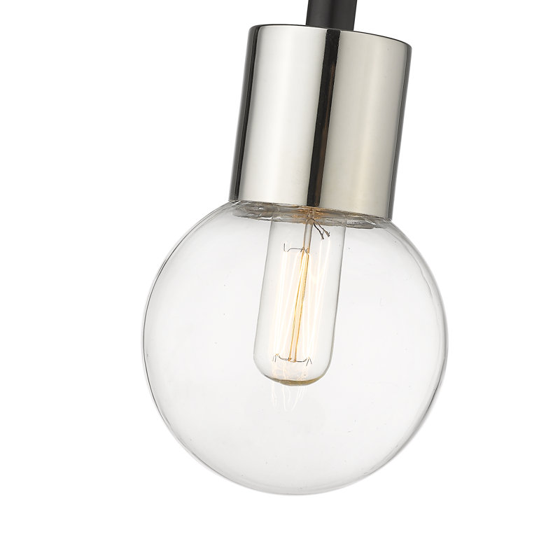 Ailse 1 - Light Single Pendant, Clear, Nickel