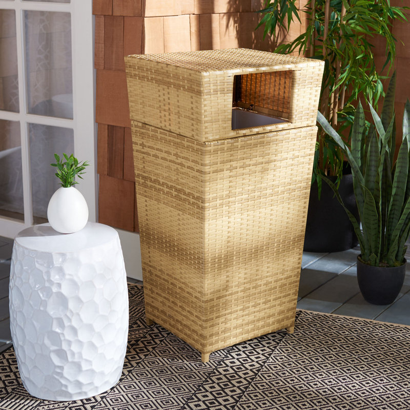 Poubelle 25 gallons Alayzia, Naturel