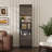 67'' H X 18.5'' W 5-Tier Bookcase With LED Light And Glass Shelves