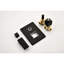 Système de douche noir mat de 10 pouces, pomme de douche carrée, douche à main, jets pour le corps, valve de salle de bain à 3 fonctions