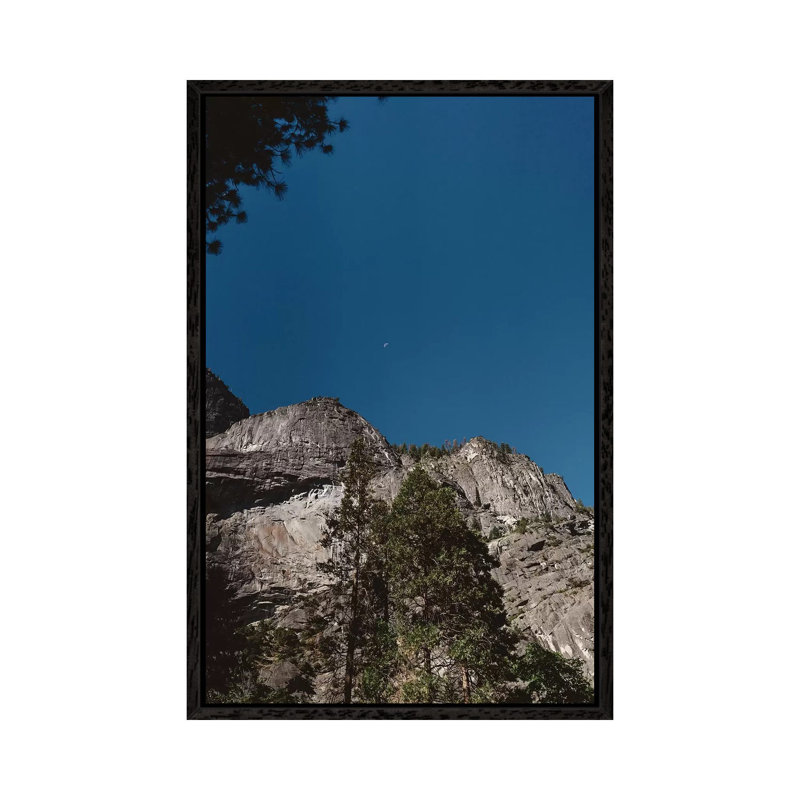 Yosemite Moon II by Bethany Young - Print on Canvas, 101.6cm H x 66.04cm W x 3.81cm D, Black Framed