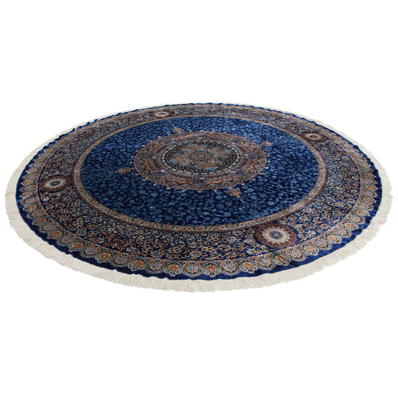 Tapis turc bleu marine 10 x 10