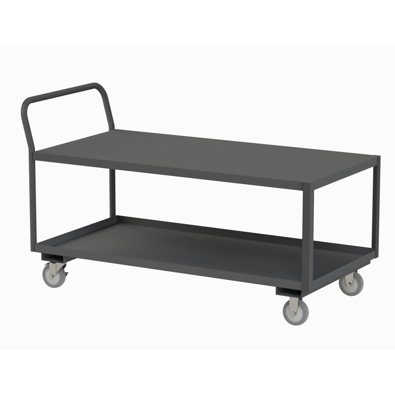 Steel Top Workbench with Wheels, 36" H x 60" W x 30" D