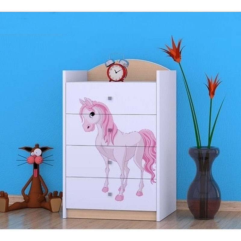 Noles 4 Drawer Chest, Beige
