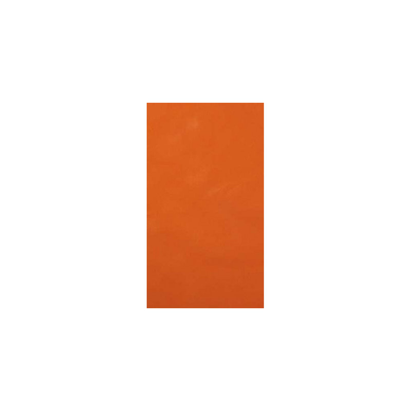 Cantonnière en coton de couleur unie 72 "Pinnix, Orange
