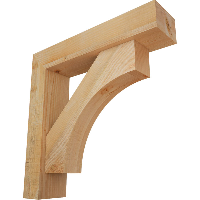 Support Westlake Block avec support décalé, 26 x 26, Sapin Douglas de l 6 po (scié brut)