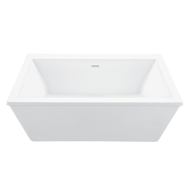 60'' x 36.25'' Freestanding Soaking Acrylic Bathtub