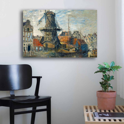 Claude Monet - peinture sur toile tendue