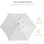 270cm Tilt Beach Parasol