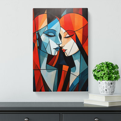Two Women In Love Geometric - Print