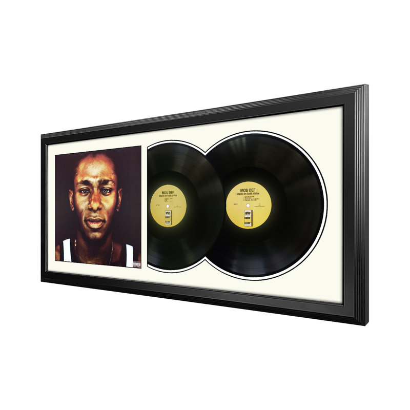 «Mos On» sur disque double avec cadre blanc Mos Def, Blanc