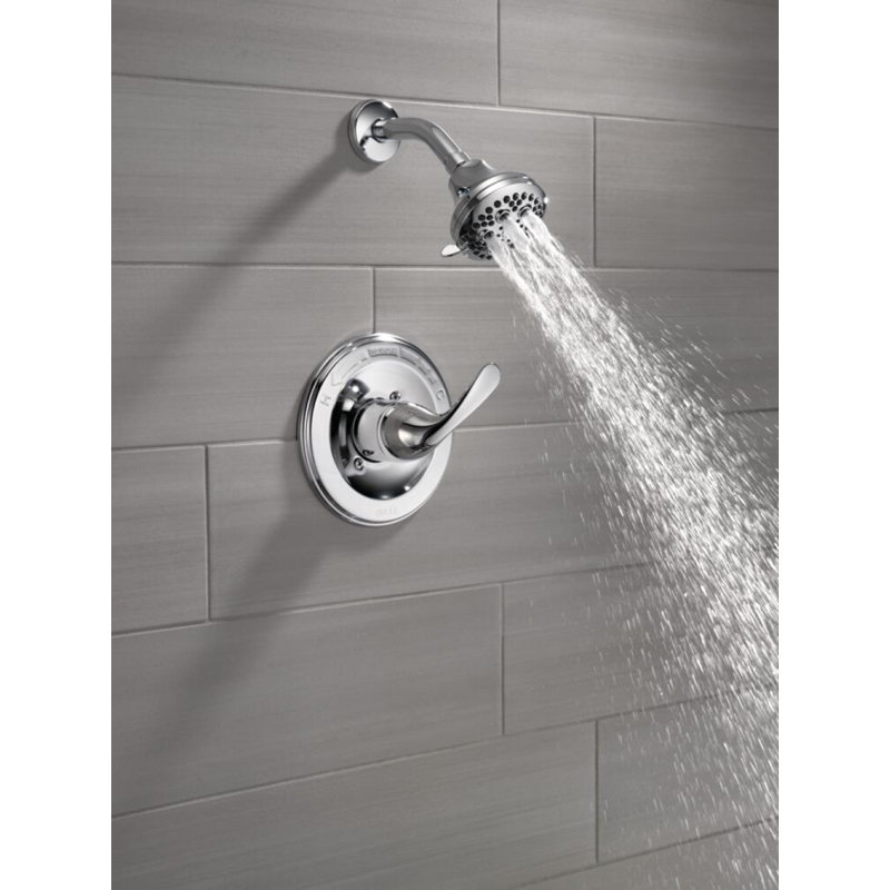 Ensemble de robinet de douche à fonction simple Classic, ensemble de garniture de valve de douche, Chrome