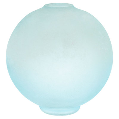 Petit vase à ampoule givré