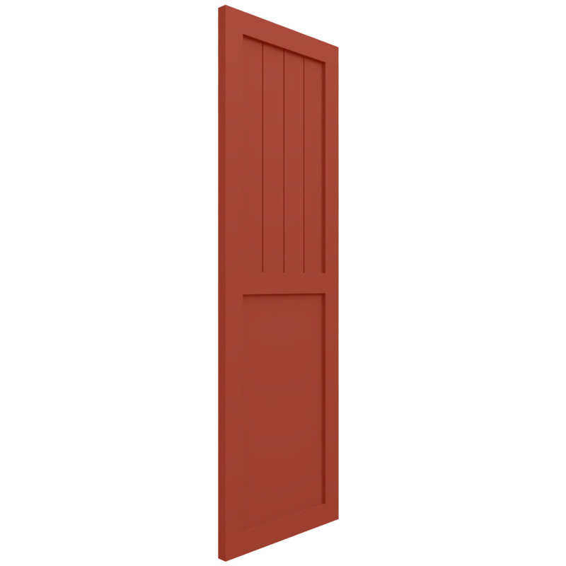 Volets à panneau plat, 50'', Orange, 12''
