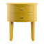 Table de bout à 2 tiroirs en bois massif Zaheed-18447771