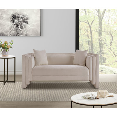 Jalice Chenille Fabric Loveseat by Brayden Studio