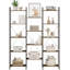 Abagale 176.5 cm H x 134.5 cm W Etagere Bookcase