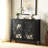 Newhalem Black Console Table with Shelf Inside