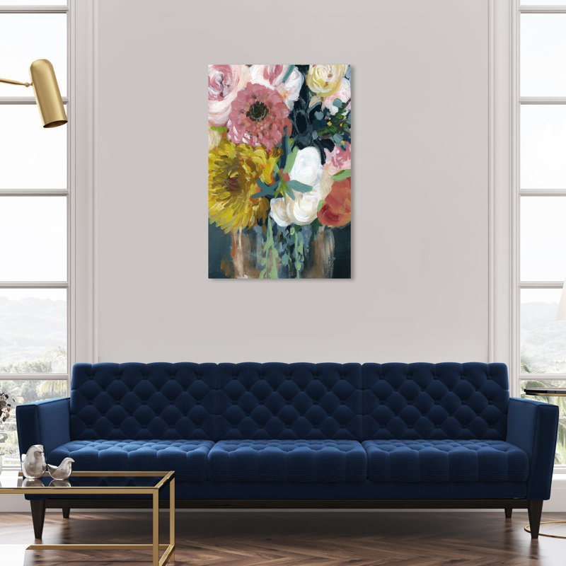 Floral et botanique, printemps, aimer les grandes fleurs - Reproduction d'art sur toile, H 36 po x l 24 po x 1,5 po