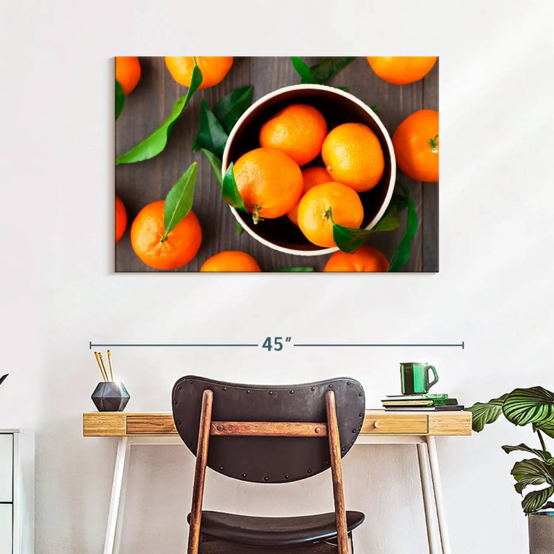 Yarlin Tangerine, 26" H x 39" W