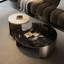 Table basse ronde moderne en pierre supercristalline-104367365