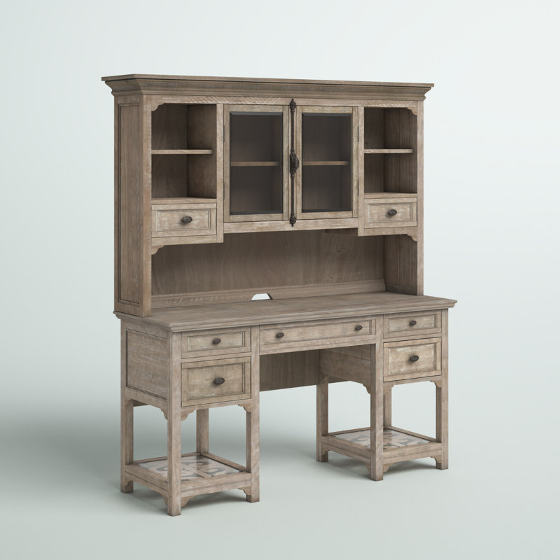 Walton Solid Wood Executive Desk