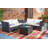 Wicker 4 - Person Patio Conversation Set with Cushions-286898252