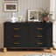 Commode double 6 tiroirs pour chambre à coucher-2073443046