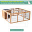 Abri pour cochons d'Inde, chambre principale ouverte, coquille, pour la maison de plaisir des animaux - intérieur soigneusement conçu, résistance aux intempéries, facile à nettoyer