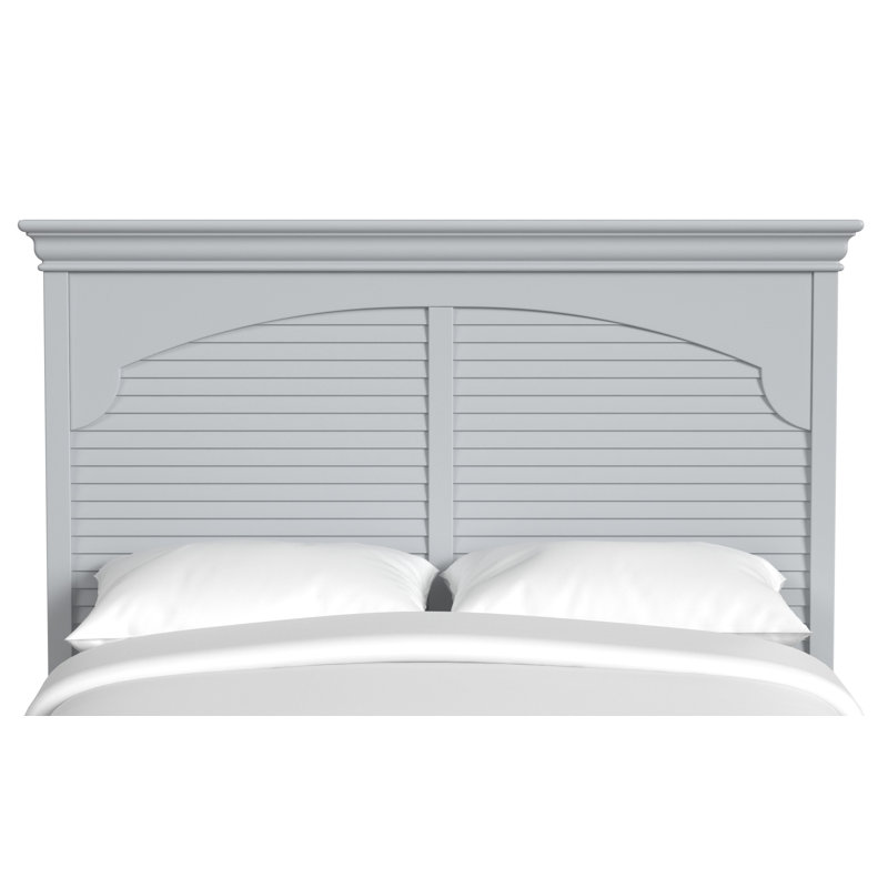 Crawfordville Panel Headboard, Full, Soft Gray