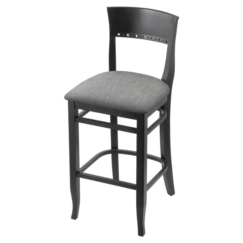 Tabouret 30 ", Noir, Alpin graphique, Tabouret de comptoir (siège d'une hauteur de 25 p