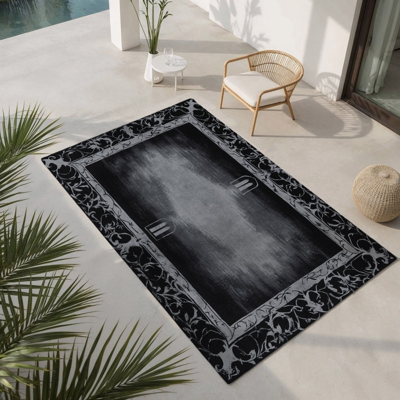 Tapis intérieur et extérieur Moonshadow Grace, Rectangle 4pi x 6 pi
