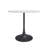 Caraballo Crippen 31" Round CafÃ© Dining Table with Steel Pedestal Base and Dining Chairs for Indoors-2072834270-2072834264-2072834261