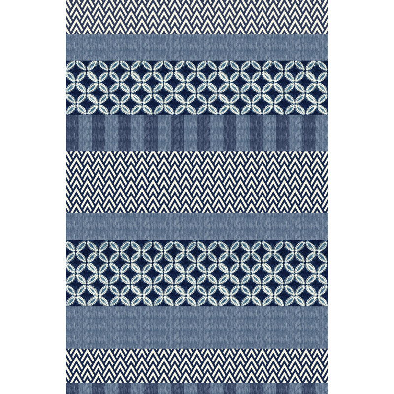 Tapis intérieur / extérieur Kou, Tapis de couloir 2 pi 8 po x 6 pi 7 po