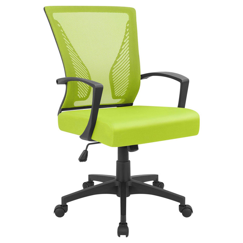 Chaise de bureau nervurée, Cyan