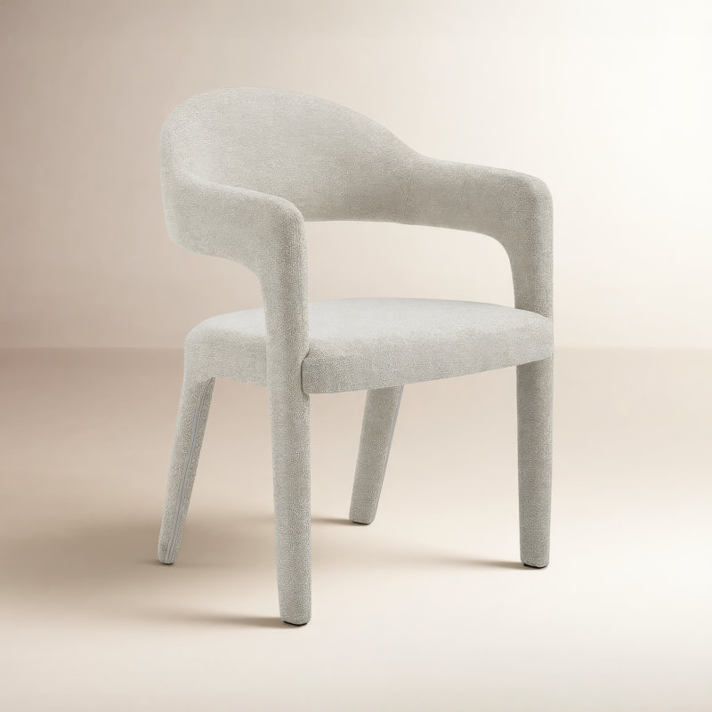 Martens Upholstered Armchair, White