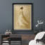 «Soft Neutral Woman Silhouette Elegant Figure Scene», reproduction d'art sur toile encadrée-1963327740-1963327737