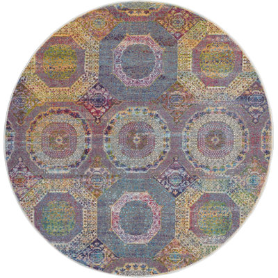 Bungalow Rose Geometric Indoor Rug