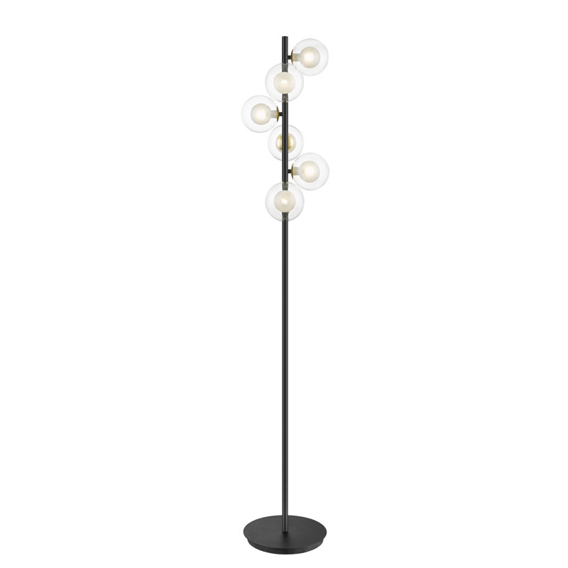 Keansburg 160cm Traditional Floor Lamp, Gold