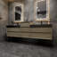 Ensemble de meuble-lavabo double mural Golitz-65239722