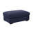 Upholstered Chaise Sleeper Sofa With Cup Holder Console & Ottomans-1153337803