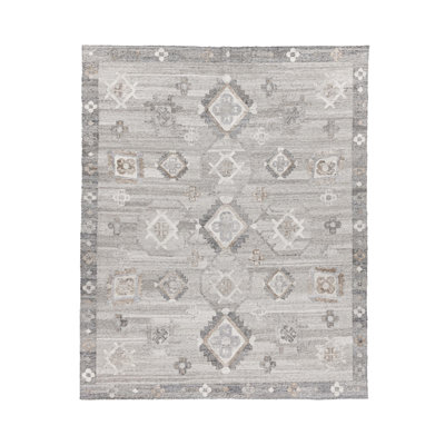 Tapis décoratif multicolore tissé à la main Lukens
