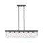 Hoisington 6-Light Linear Pendant with Hammered Water Glass-397833295