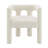 Aruna Solid Boucle Dining Arm Chair-422154689