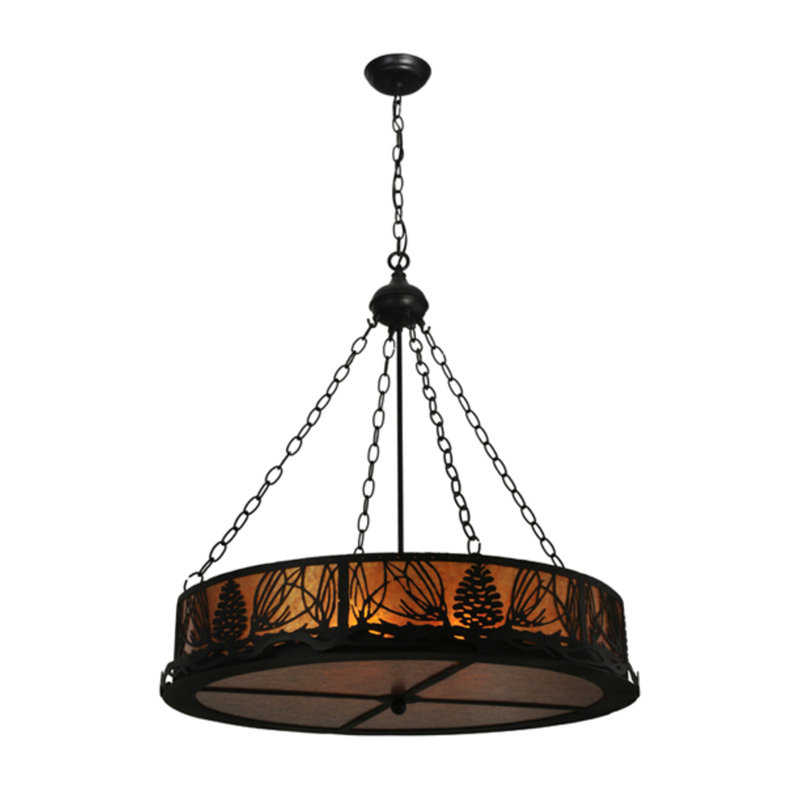 Mountain Pine 8 - Light Chandelier, 39" H x 48" W x 48" D