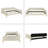 Upholstered Daybed with 4 Support Legs-477197853-477197854