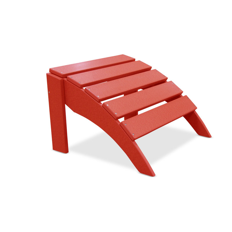 Repose-pieds Willene, Rouge vif