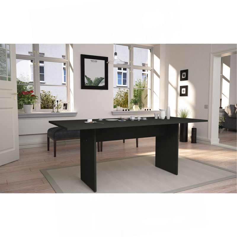 Table de salle à manger Wayfair Choice, Gris anthracite