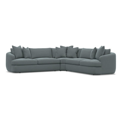 Jules Fabric 3 Pc Sectional