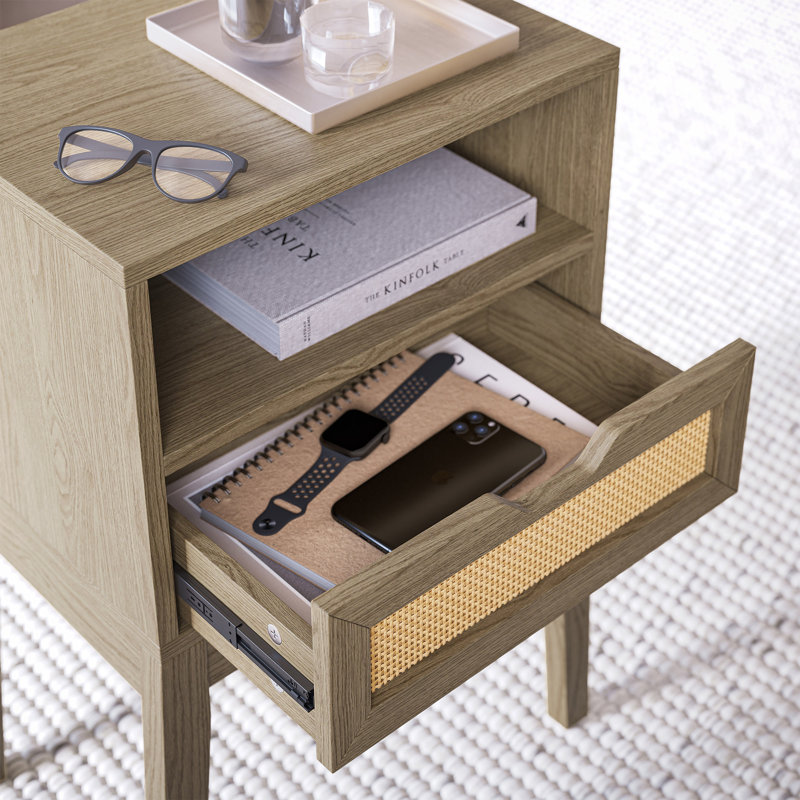 Lashuna End Table with Storage